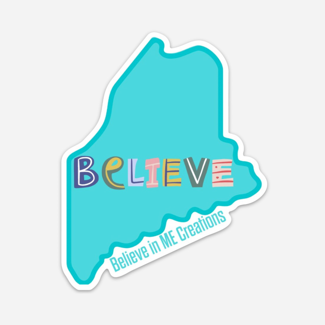 Believe in ME Logo Bumper Sticker