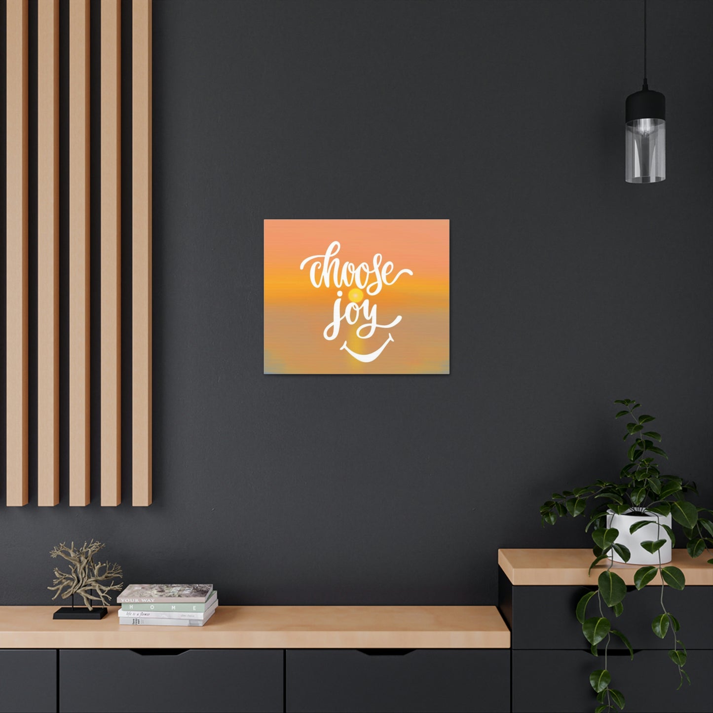 Choose Joy Gallery Canvas (Donates to a Nonprofit)
