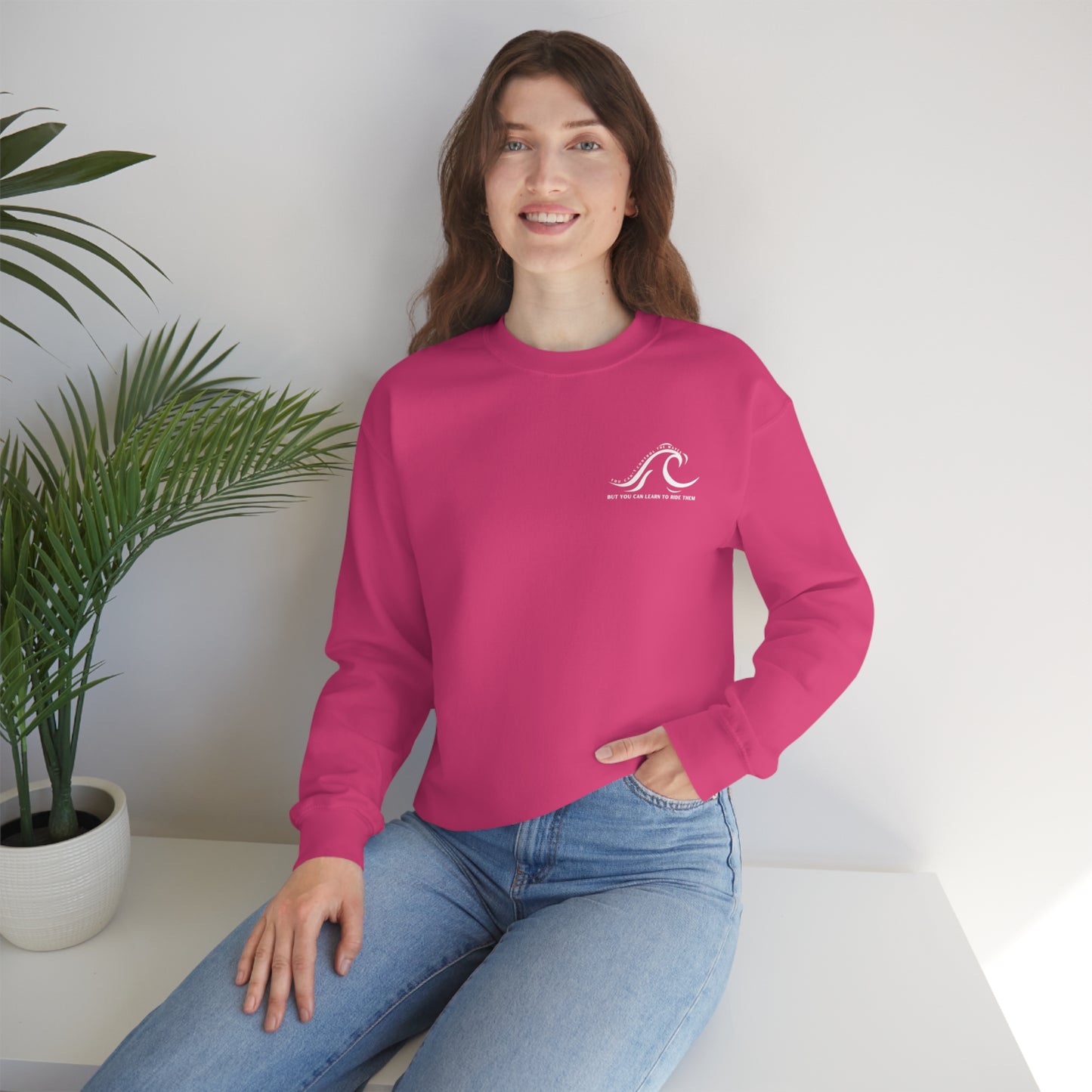 Ride the Waves Unisex Crewneck Sweatshirt