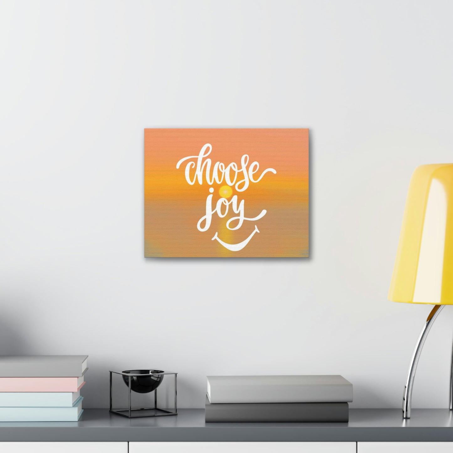 Choose Joy Gallery Canvas (Donates to a Nonprofit)