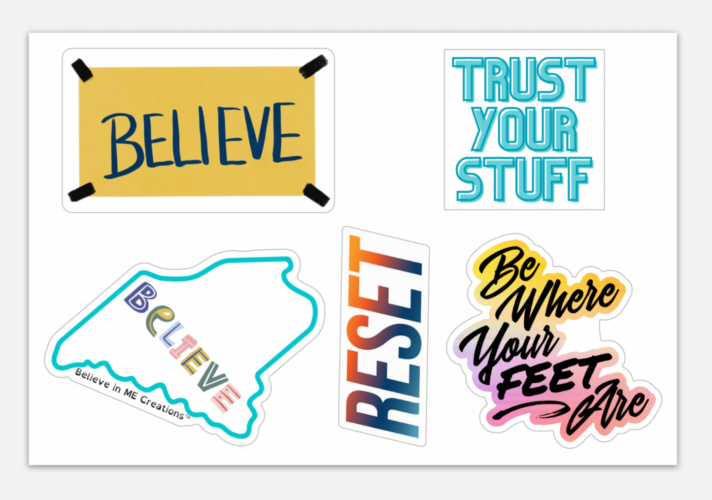 Mental Skills Sticker Sheet