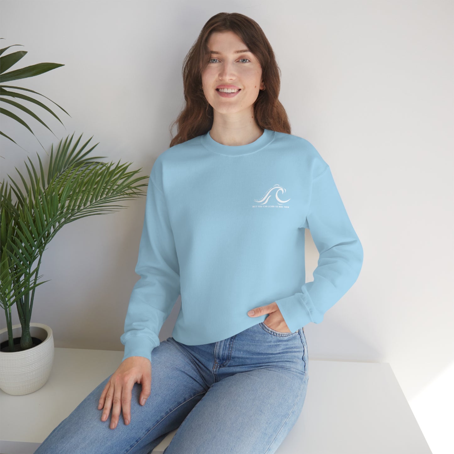 Ride the Waves Unisex Crewneck Sweatshirt