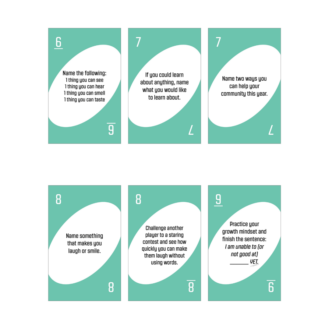 Mind Up Card Game (Downloadable PDF)