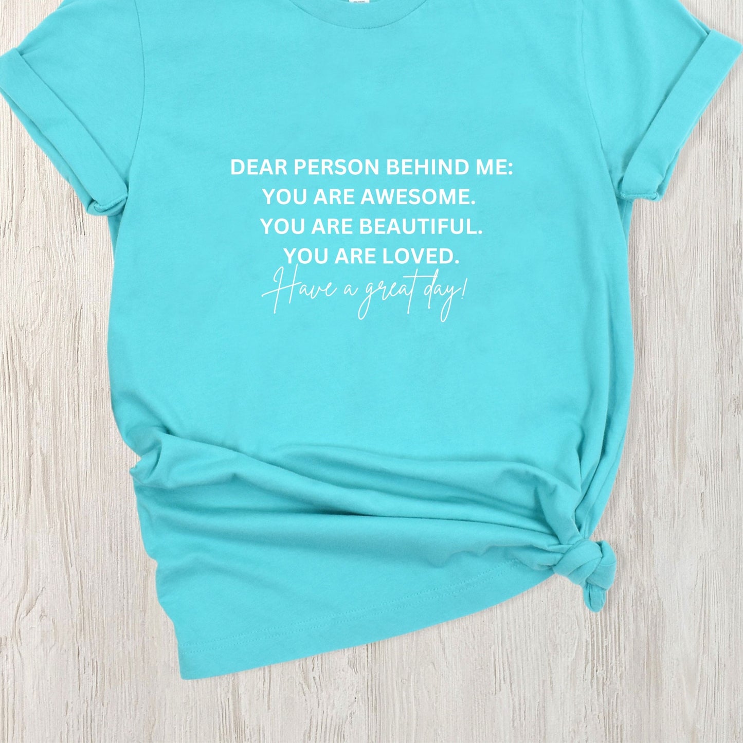 You Got This Tee (with message on the back)