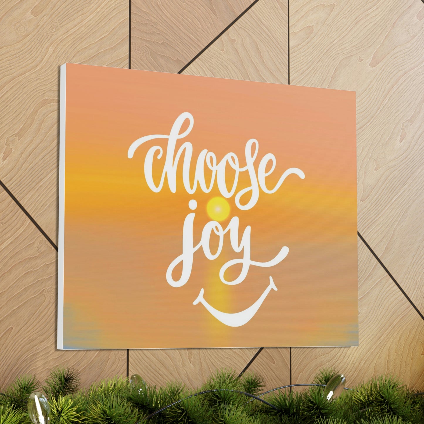 Choose Joy Gallery Canvas (Donates to a Nonprofit)