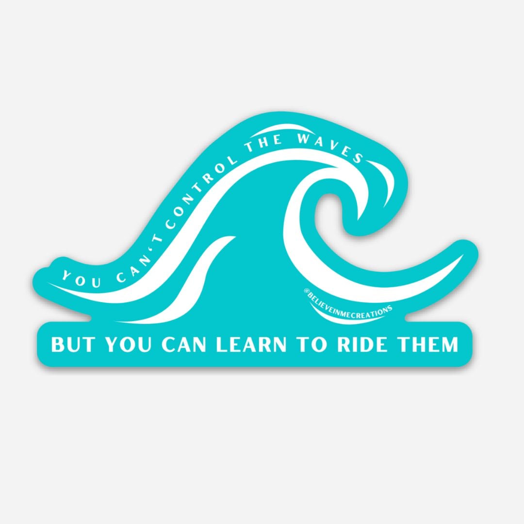 Ride the Wave Sticker