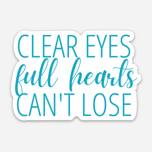 Clear Eyes Sticker (Friday Night Lights)