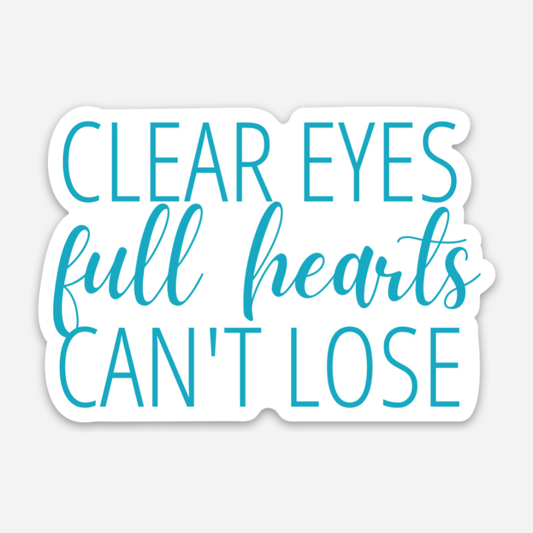 Clear Eyes Sticker (Friday Night Lights)