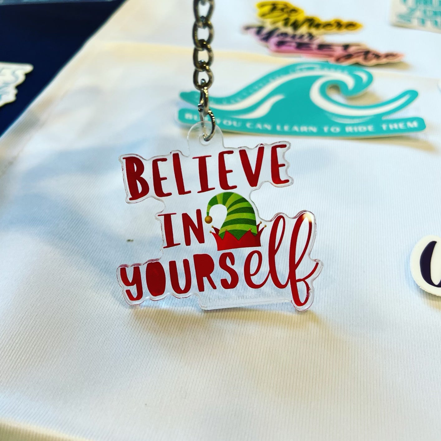 Holiday Believe in yoursELF keychain