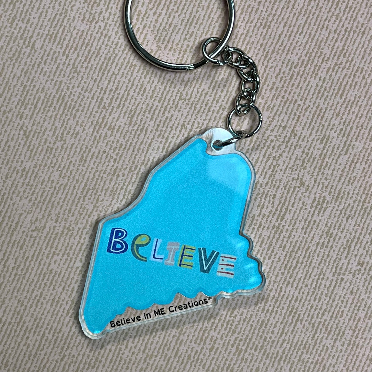 Maine Logo Keychain