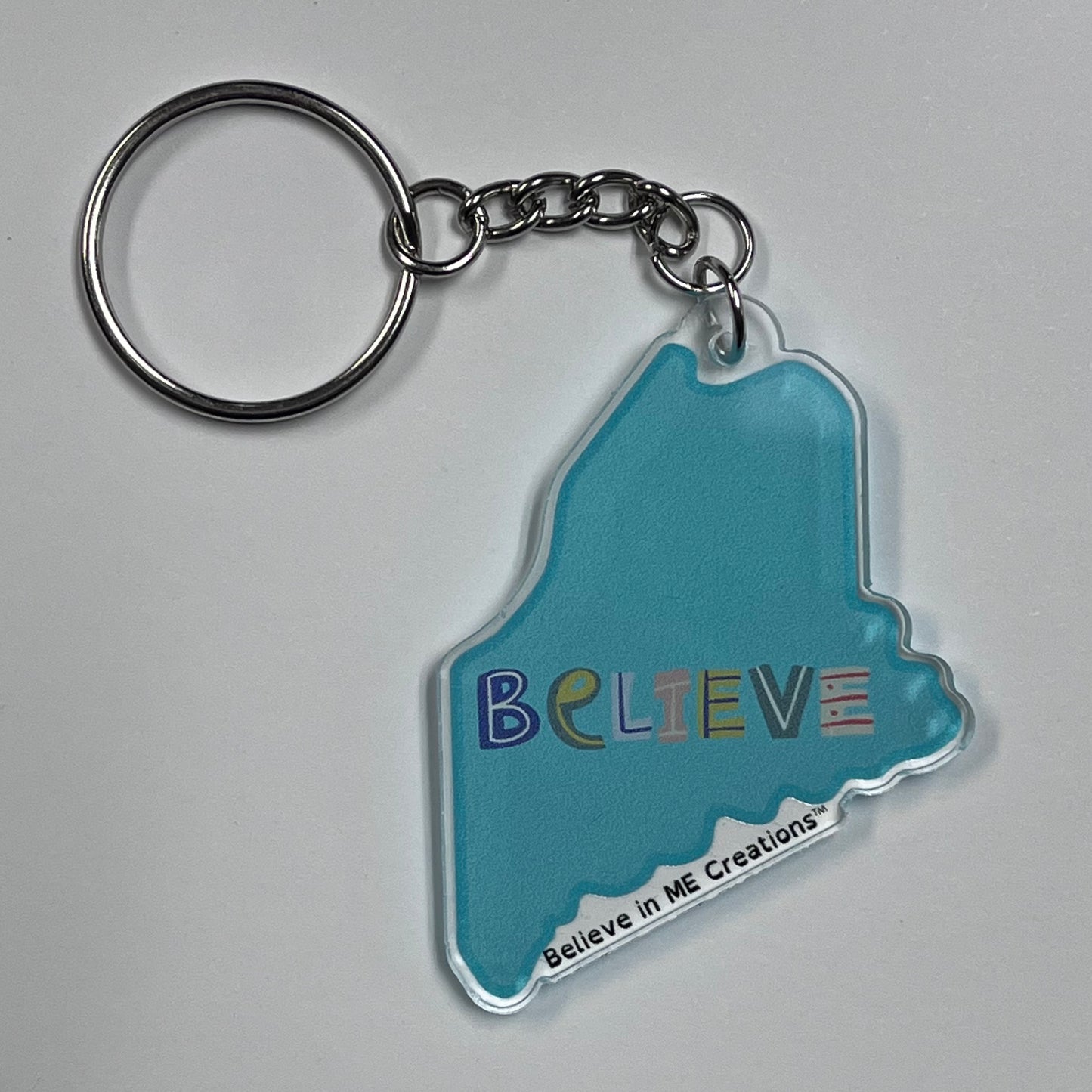 Maine Logo Keychain