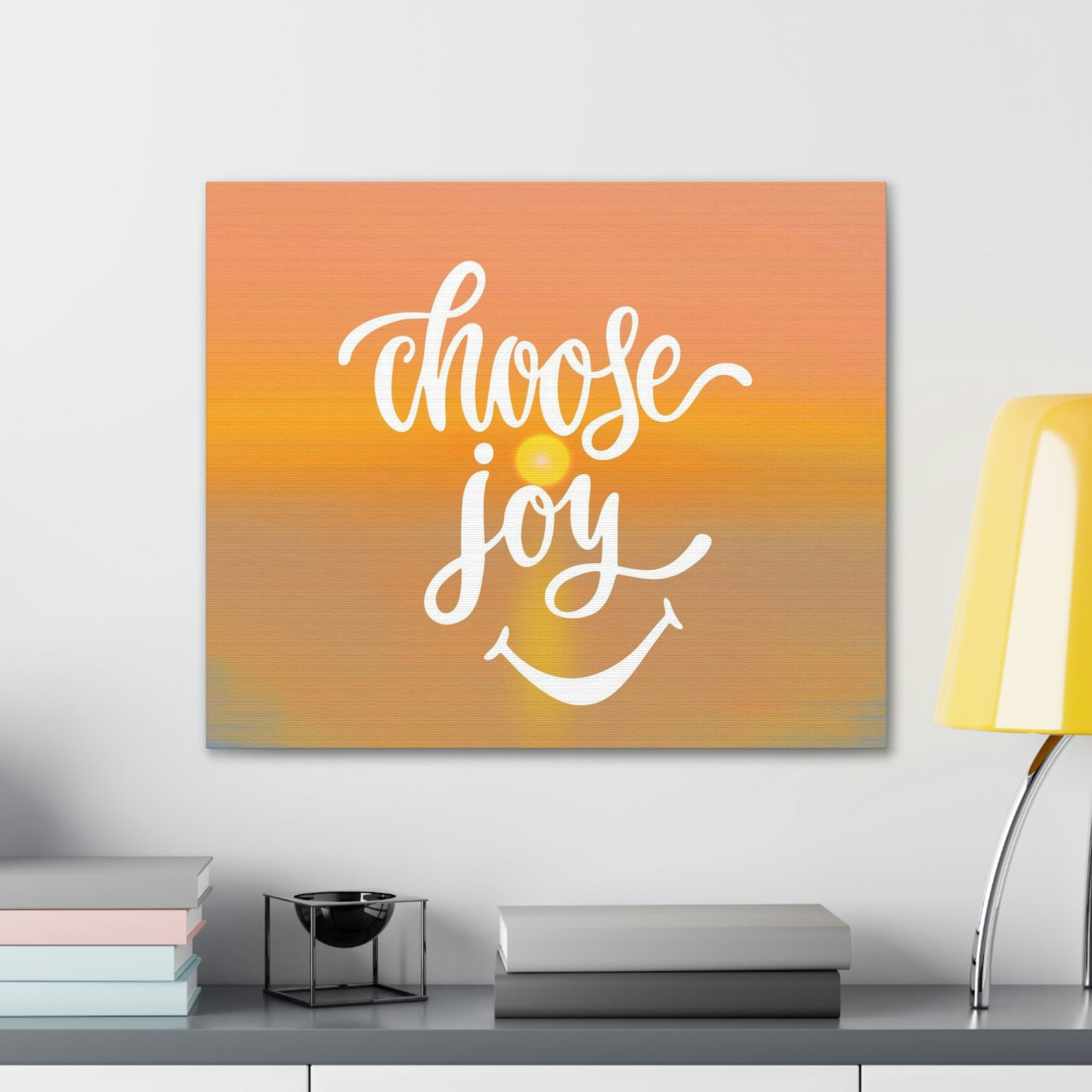 Choose Joy Gallery Canvas (Donates to a Nonprofit)